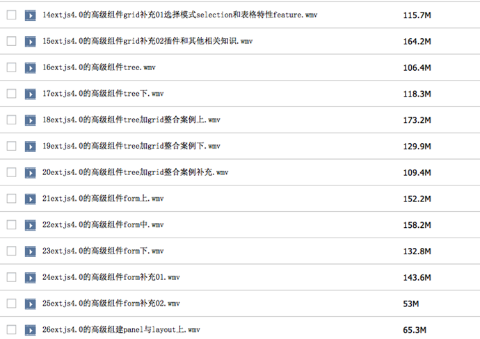Extjs4.0Ƶ̳ ŵͨ 뽲Extjs4.0ӦƵ