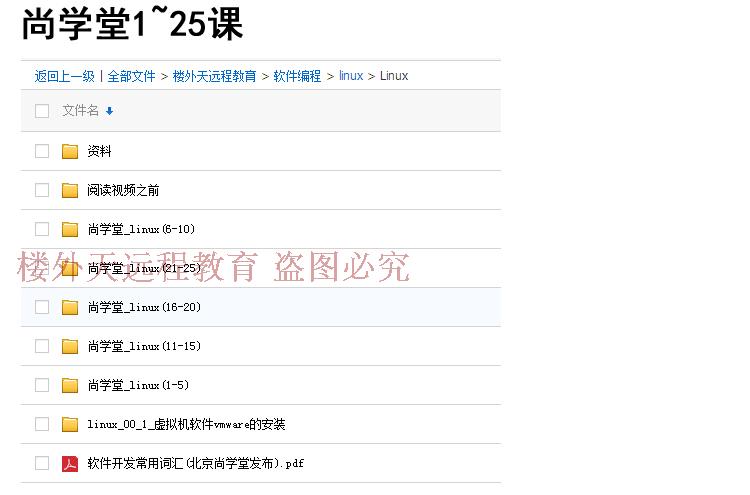 Linux视频教程基础入门到精通Shell高级编程实战运维从零开始25课