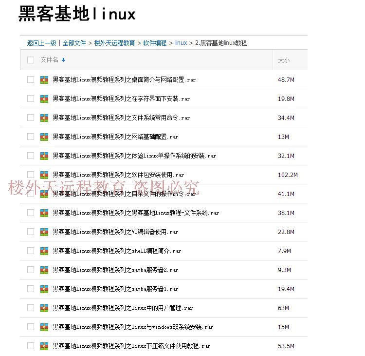 Linux视频教程基础入门到精通Shell高级编程实战运维从零开始25课