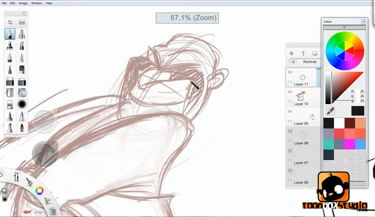 sketchbookԽɫƵ̳/ƶ滭ԭɫ趨